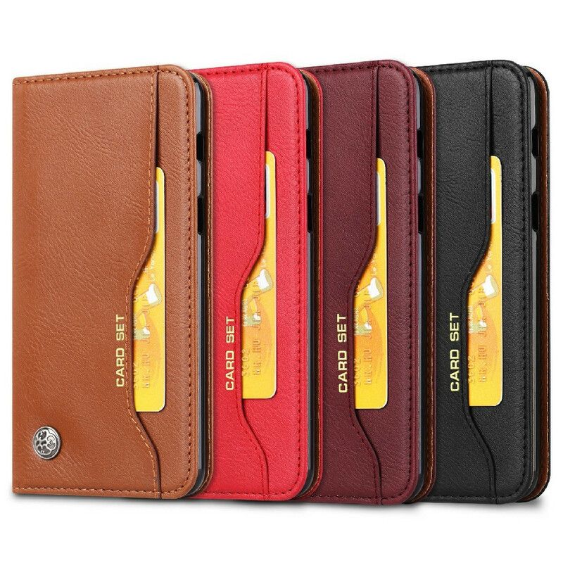 Flip Kotelot Iphone 13 Mini Etui Na Karty Ze Sztucznej Skóry Etui Ochronne