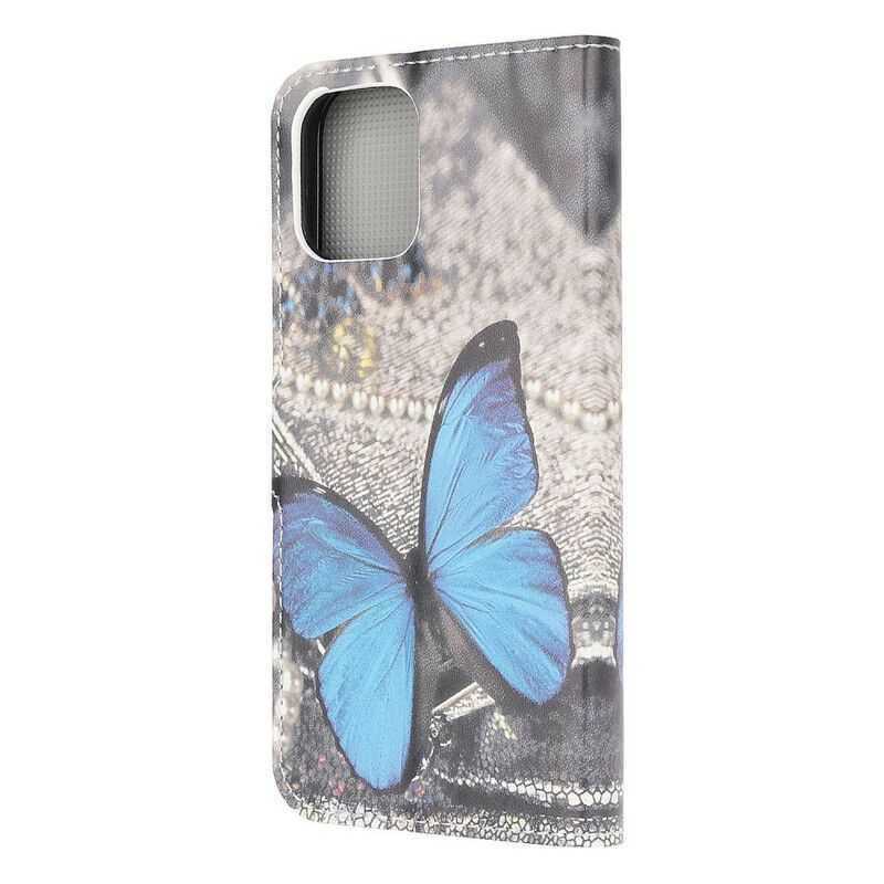 Pokrowce Iphone 13 Mini Niebieski Motyl