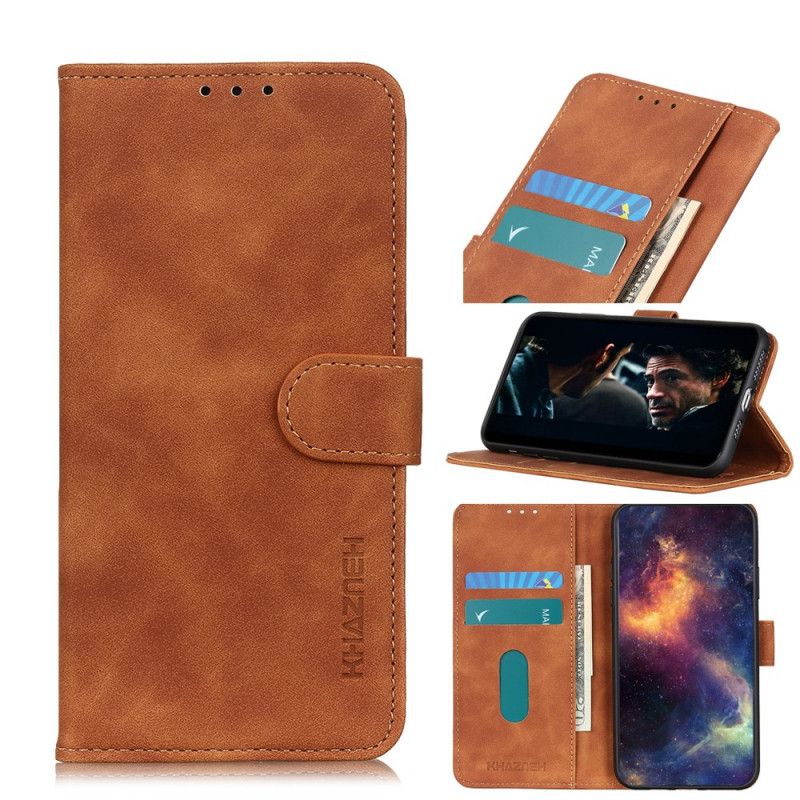 Etui Folio Samsung Galaxy S20 Ultra Czerwony Czarny Efekt Skóry Khazneh W Stylu Vintage Etui Ochronne