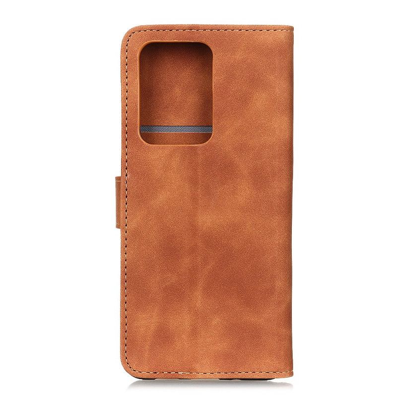 Etui Folio Samsung Galaxy S20 Ultra Czerwony Czarny Efekt Skóry Khazneh W Stylu Vintage Etui Ochronne