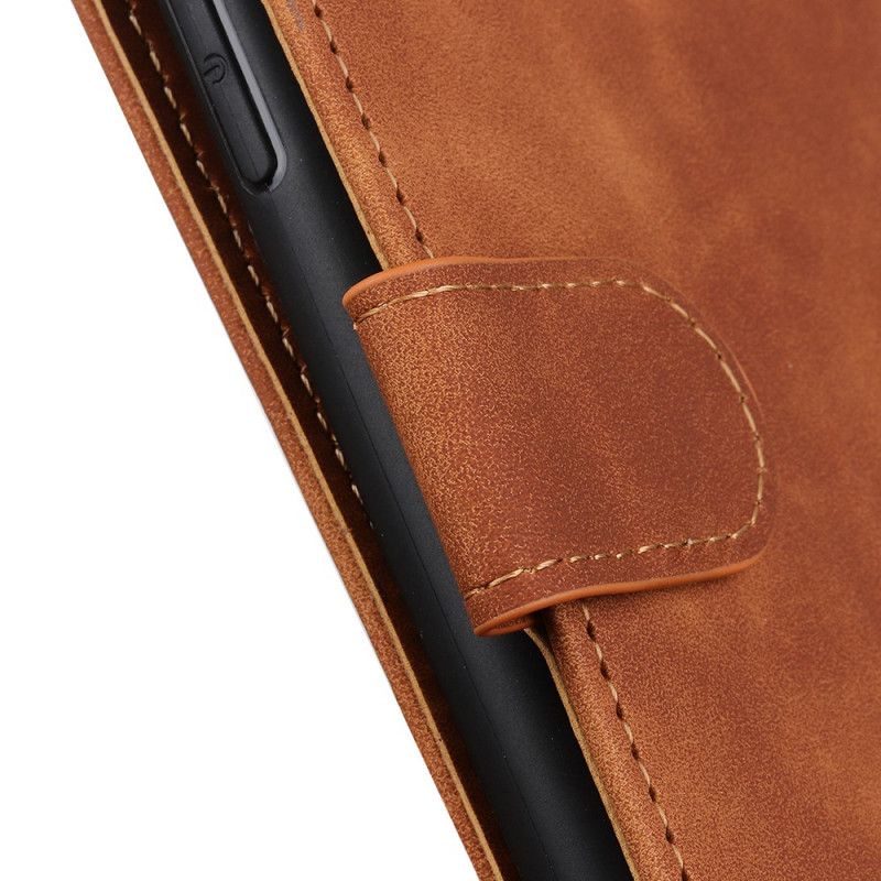 Etui Folio Samsung Galaxy S20 Ultra Czerwony Czarny Efekt Skóry Khazneh W Stylu Vintage Etui Ochronne