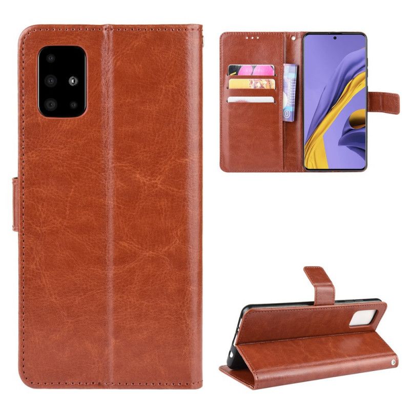 Etui Folio Samsung Galaxy S20 Ultra Czerwony Czarny Efektowna Sztuczna Skóra Etui Ochronne