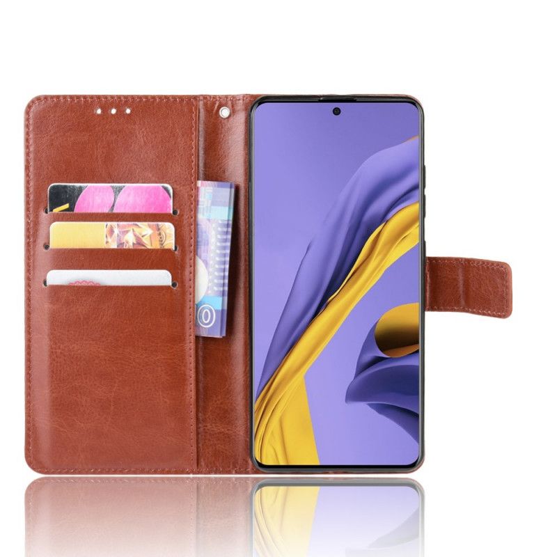 Etui Folio Samsung Galaxy S20 Ultra Czerwony Czarny Efektowna Sztuczna Skóra Etui Ochronne