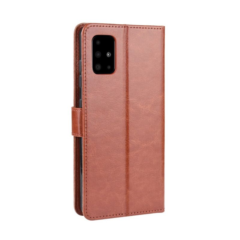 Etui Folio Samsung Galaxy S20 Ultra Czerwony Czarny Efektowna Sztuczna Skóra Etui Ochronne