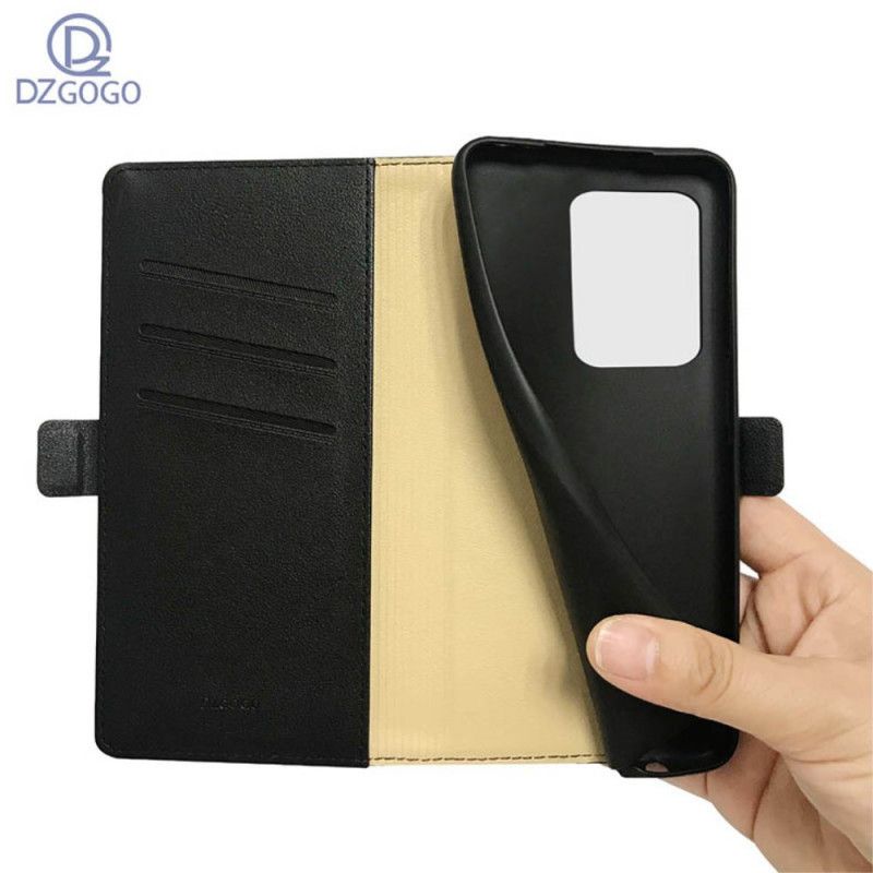 Etui Folio Samsung Galaxy S20 Ultra Czerwony Czarny Seria Dzgogo Milo