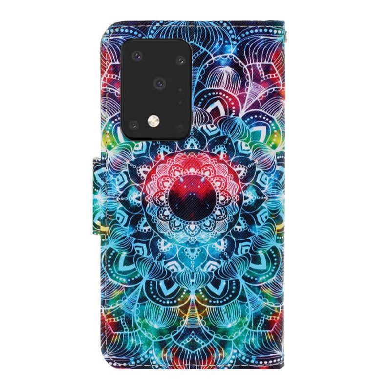 Etui Folio Samsung Galaxy S20 Ultra Efektowna Mandala Ze Stringami