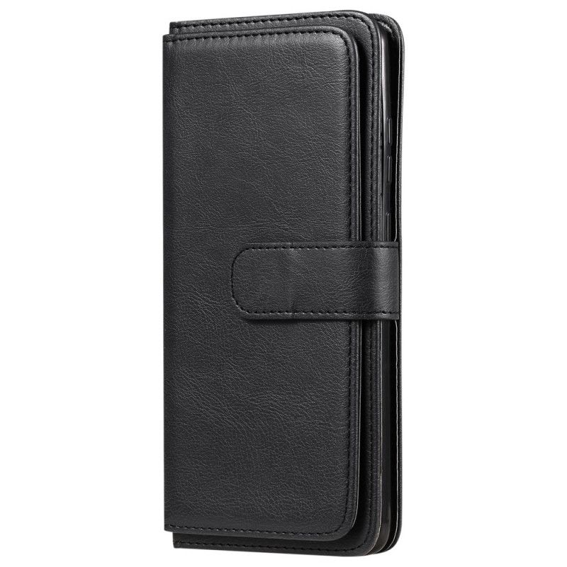 Etui Folio Samsung Galaxy S20 Ultra Granatowy Czarny Wielofunkcyjne Etui Na 10 Kart Etui Ochronne