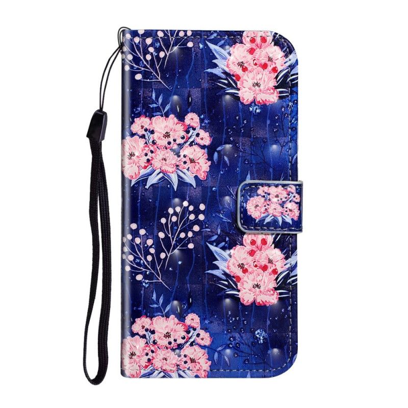 Etui Folio Samsung Galaxy S20 Ultra Jasne Kwiaty Punktowe