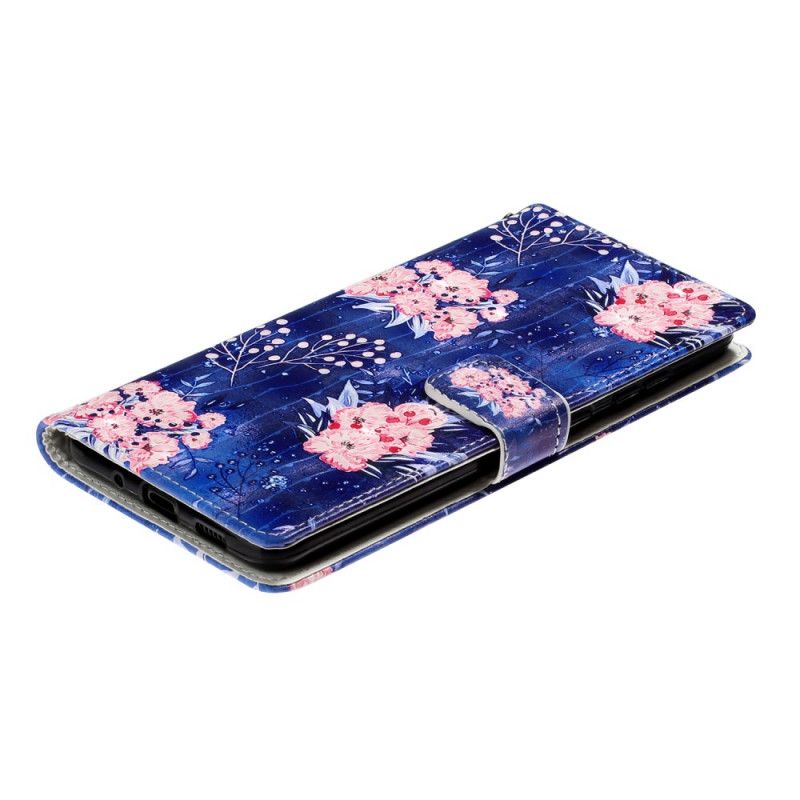 Etui Folio Samsung Galaxy S20 Ultra Jasne Kwiaty Punktowe