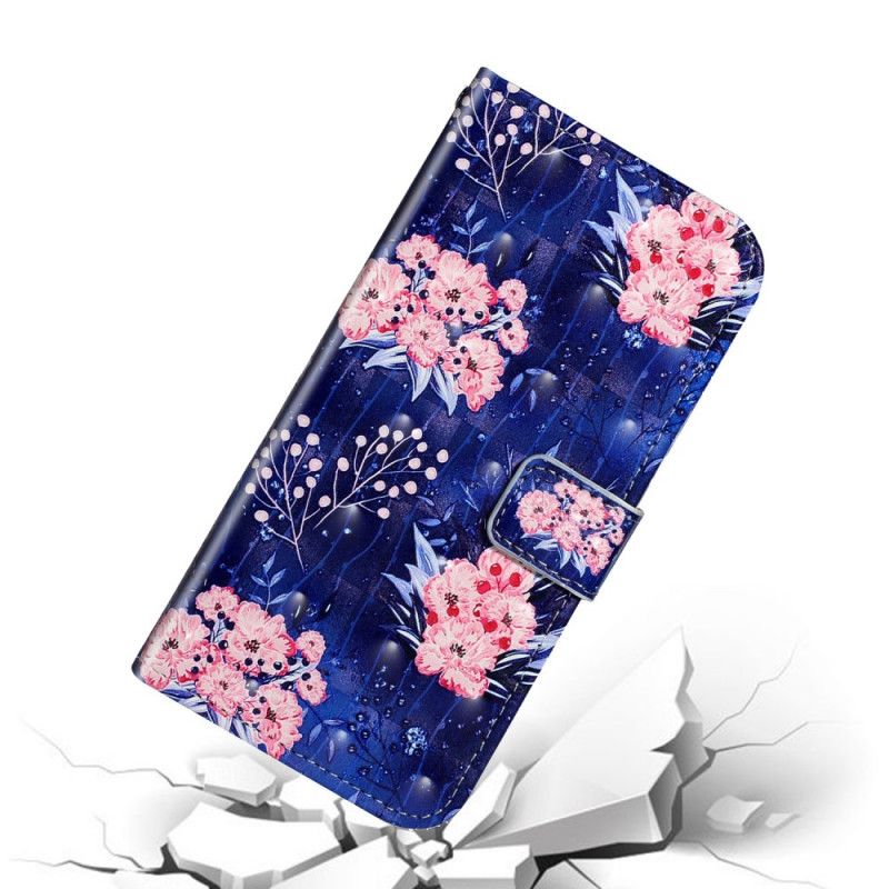 Etui Folio Samsung Galaxy S20 Ultra Jasne Kwiaty Punktowe