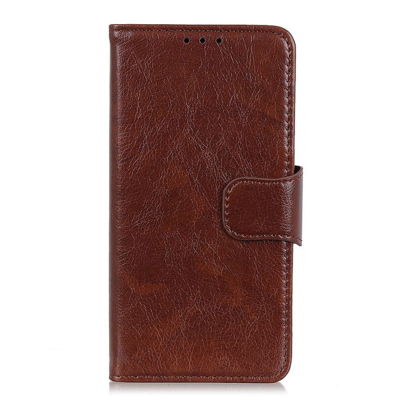 Etui Folio Samsung Galaxy S20 Ultra Pomarańczowy Czarny Dwoina Ze Skóry Nappa Etui Ochronne