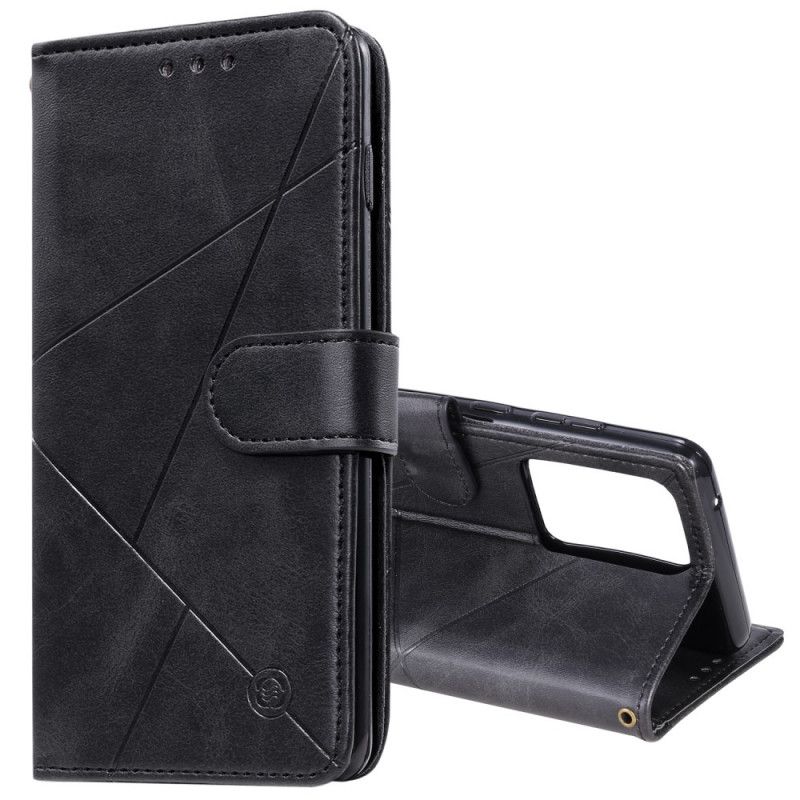 Etui Folio Samsung Galaxy S20 Ultra Zielony Czarny Diamentowa Imitacja Skóry Etui Ochronne