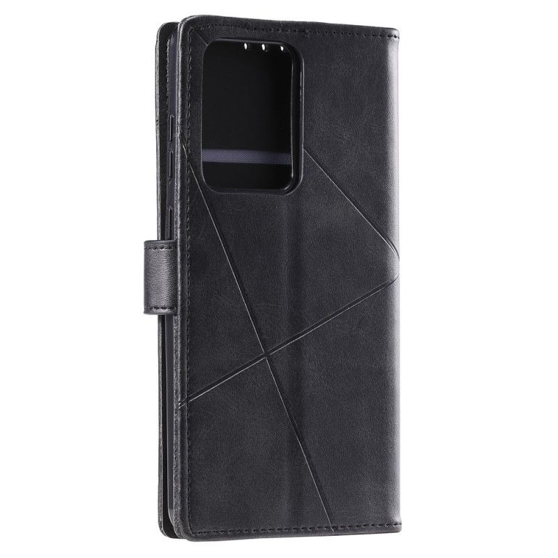 Etui Folio Samsung Galaxy S20 Ultra Zielony Czarny Diamentowa Imitacja Skóry Etui Ochronne