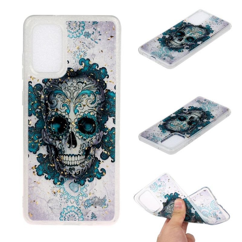 Etui Samsung Galaxy S20 Ultra Niebieska Czaszka