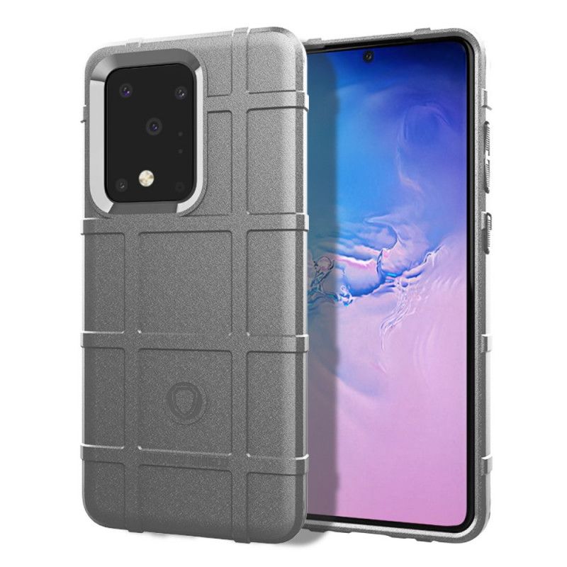 Etui Samsung Galaxy S20 Ultra Szary Czarny Wytrzymała Tarcza Etui Ochronne