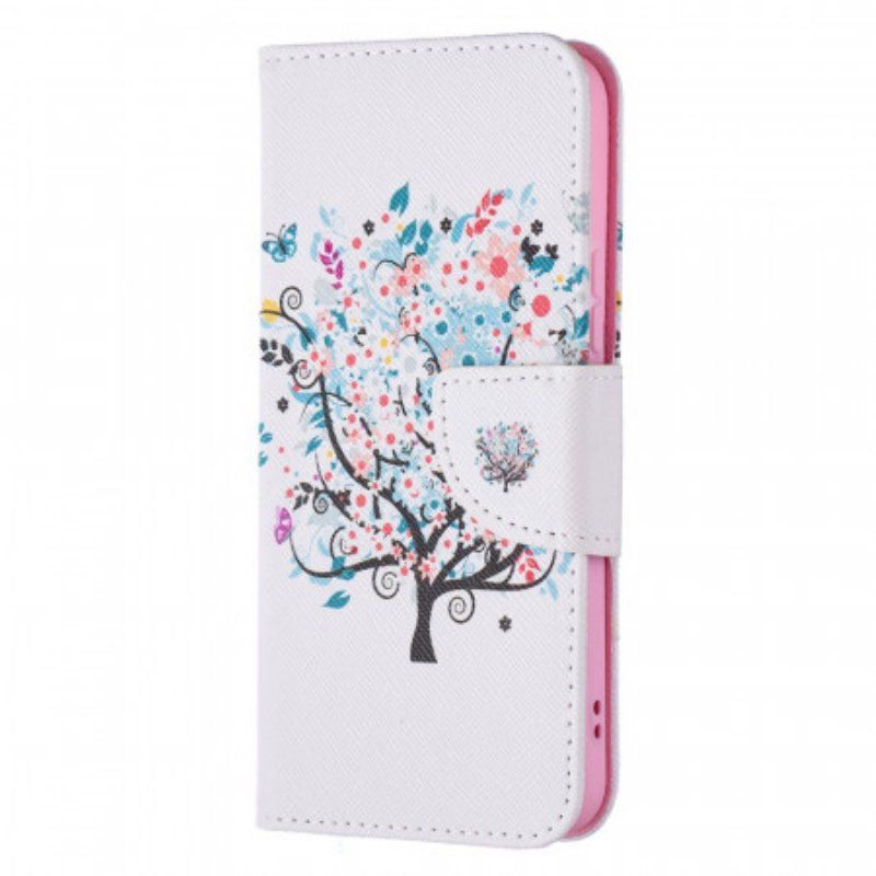 Etui Folio do Samsung Galaxy S22 5G Kwitnące Drzewo