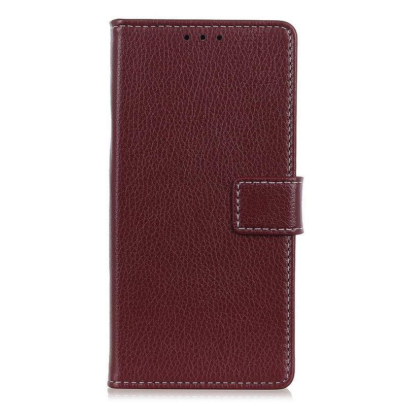 Etui Folio Samsung Galaxy A71 Biały Czarny Przeszycie Ze Sztucznej Skóry W Stylu Retro Etui Ochronne