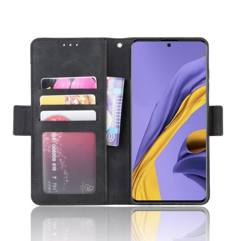 Etui Folio Samsung Galaxy A71 Czerwony Czarny Karta Wielokrotna Pierwszej Klasy Etui Ochronne