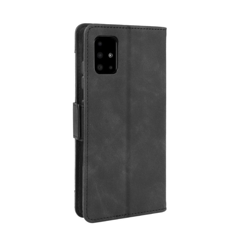 Etui Folio Samsung Galaxy A71 Czerwony Czarny Karta Wielokrotna Pierwszej Klasy Etui Ochronne