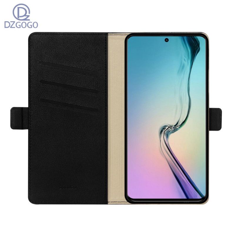 Etui Folio Samsung Galaxy A71 Czerwony Czarny Seria Dzgogo Milo