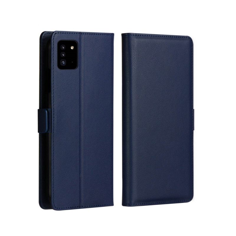 Etui Folio Samsung Galaxy A71 Czerwony Czarny Seria Dzgogo Milo