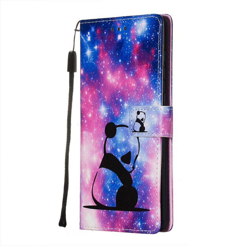 Etui Folio Samsung Galaxy A71 Galaktyczna Panda