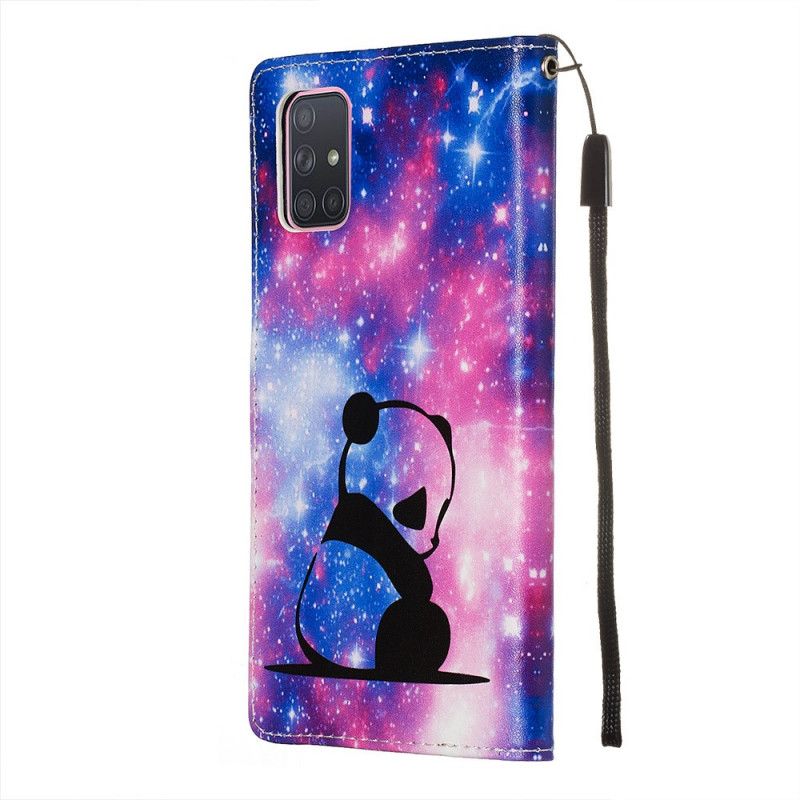 Etui Folio Samsung Galaxy A71 Galaktyczna Panda