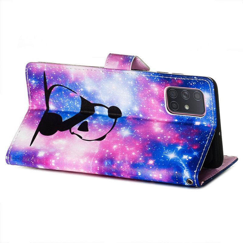 Etui Folio Samsung Galaxy A71 Galaktyczna Panda