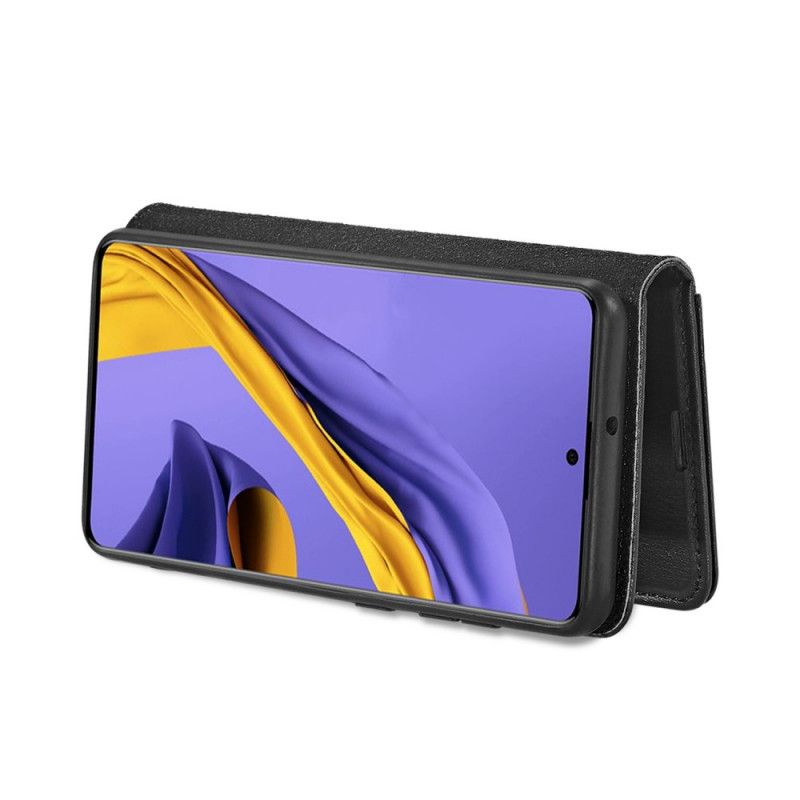 Etui Folio Samsung Galaxy A71 Kawowy Czarny Dg. Zdejmowany Futerał Ming Etui Ochronne