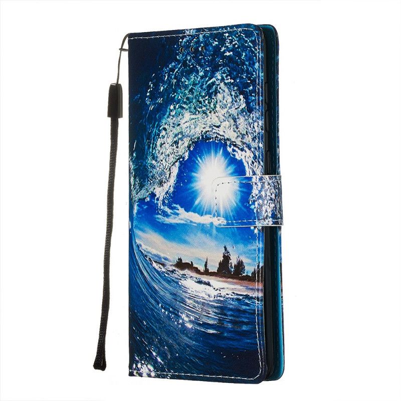 Etui Folio Samsung Galaxy A71 Kochaj Falę Etui Ochronne