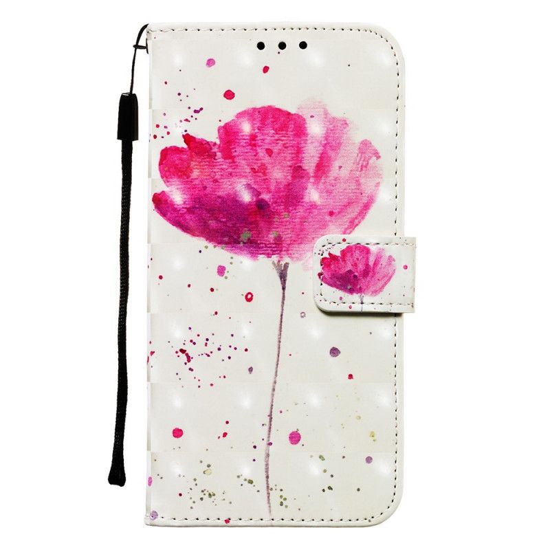 Etui Folio Samsung Galaxy A71 Mak Akwarelowy Etui Ochronne