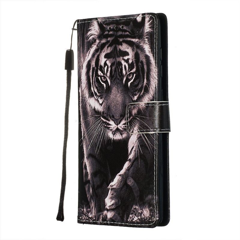 Etui Folio Samsung Galaxy A71 Nocny Tygrys