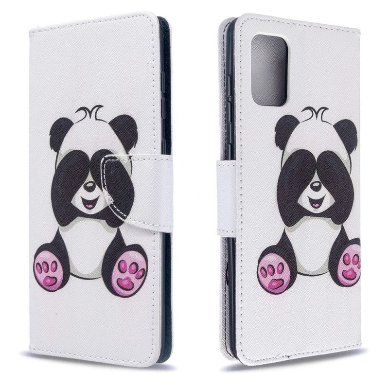 Etui Folio Samsung Galaxy A71 Zabawna Panda