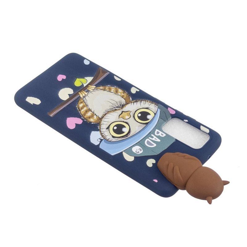 Etui Samsung Galaxy A71 3D Zła Sowa Etui Ochronne