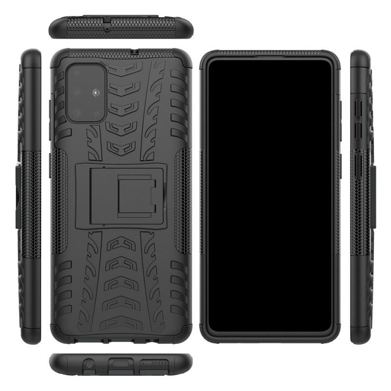 Etui Samsung Galaxy A71 Biały Czarny Ultra Odporny Plus Etui Ochronne