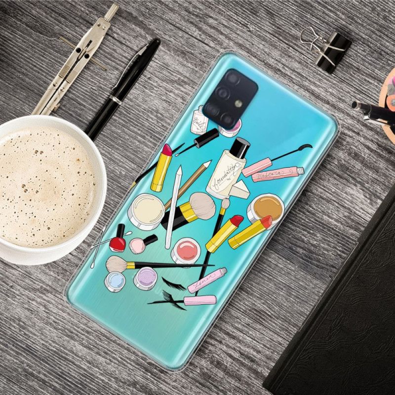 Etui Samsung Galaxy A71 Makijaż Od Góry