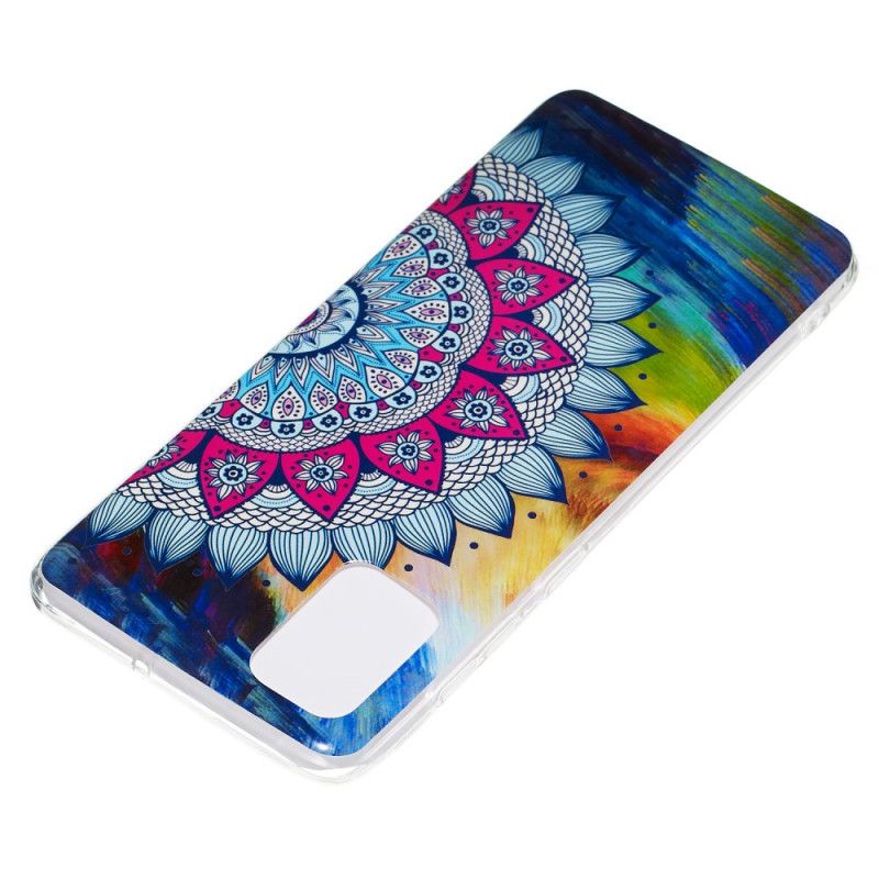 Etui Samsung Galaxy A71 Mandala W Kolorze Fluorescencyjnym