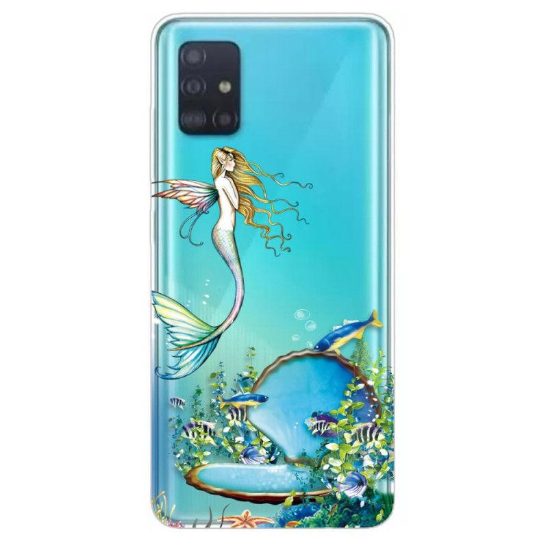 Etui Samsung Galaxy A71 Niebieska Syrena Etui Ochronne