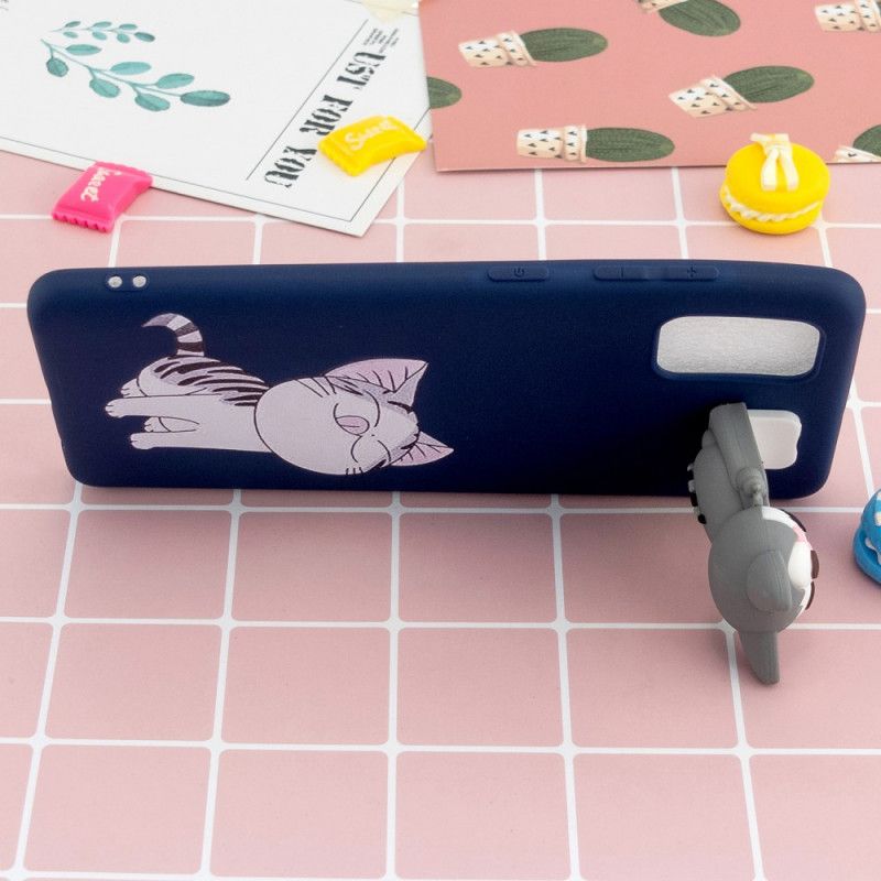 Etui Samsung Galaxy A71 Obsługa Czatu 3D Bez Użycia Rąk Etui Ochronne