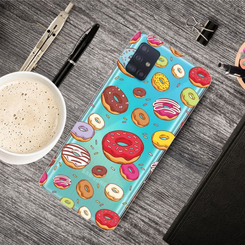 Etui Samsung Galaxy A71 Pączki Miłości Etui Ochronne