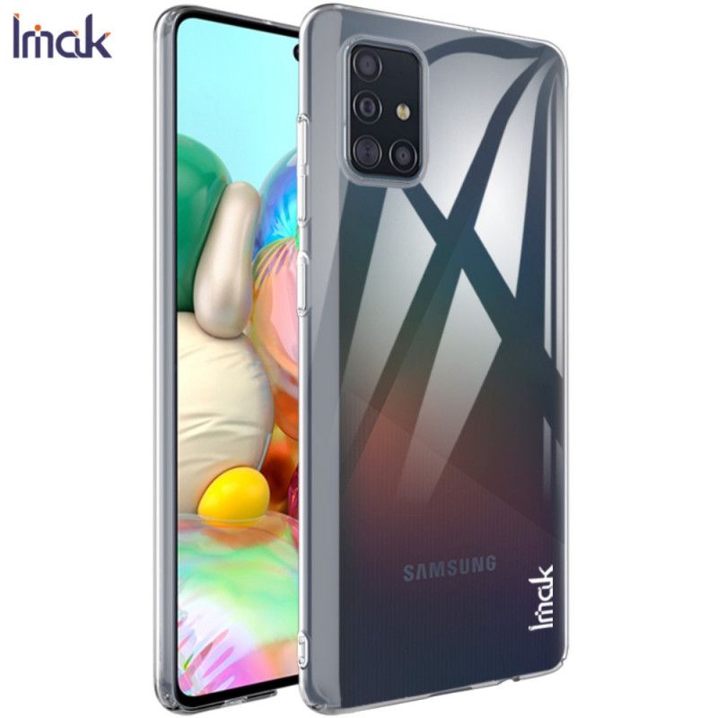 Etui Samsung Galaxy A71 Przezroczysty Z Folią Ekranującą Imak Etui Ochronne