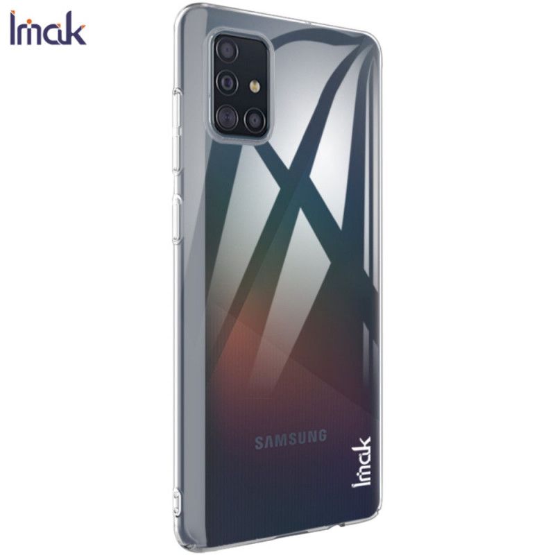 Etui Samsung Galaxy A71 Przezroczysty Z Folią Ekranującą Imak Etui Ochronne