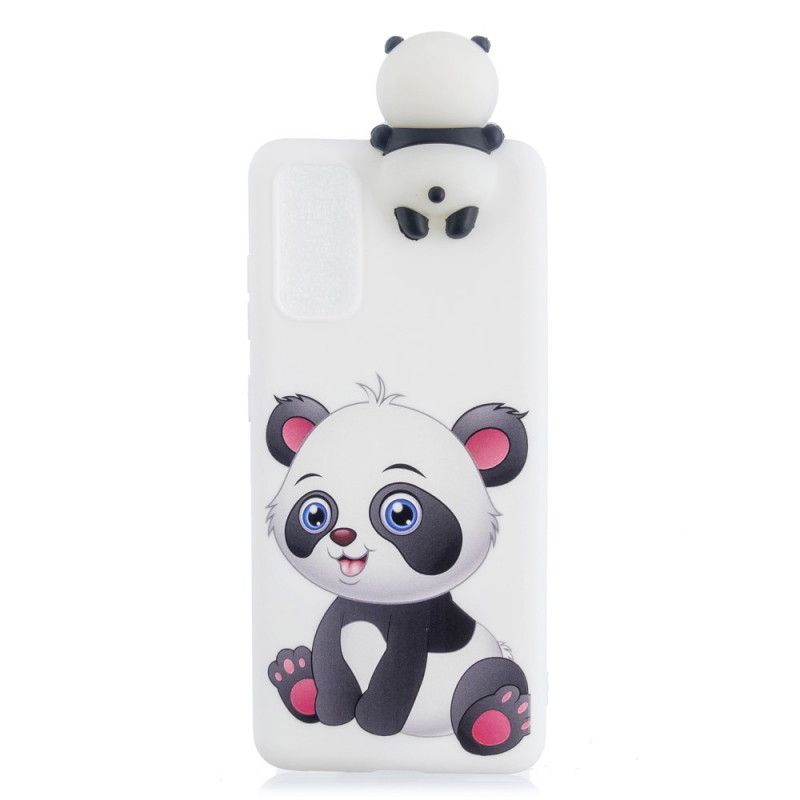 Futerały Samsung Galaxy A71 Etui na Telefon 3D Słodka Panda