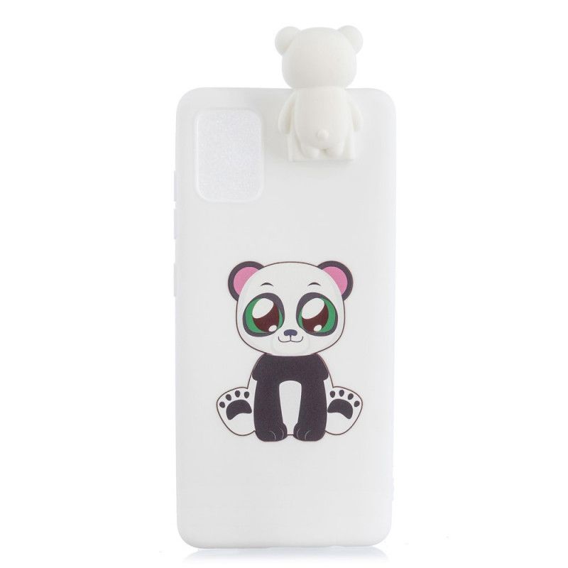 Futerały Samsung Galaxy A71 Etui na Telefon Wsparcie 3D Panda Bez Użycia Rąk