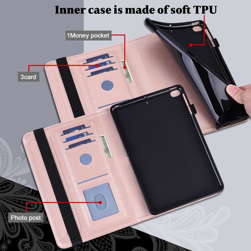 Case Samsung Galaxy Tab A7 Lite Etui Na Telefon Kwiatowa Mandala