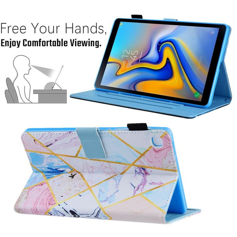 Etui Folio Do Samsung Galaxy Tab A7 Lite Marmurowy Wpływ