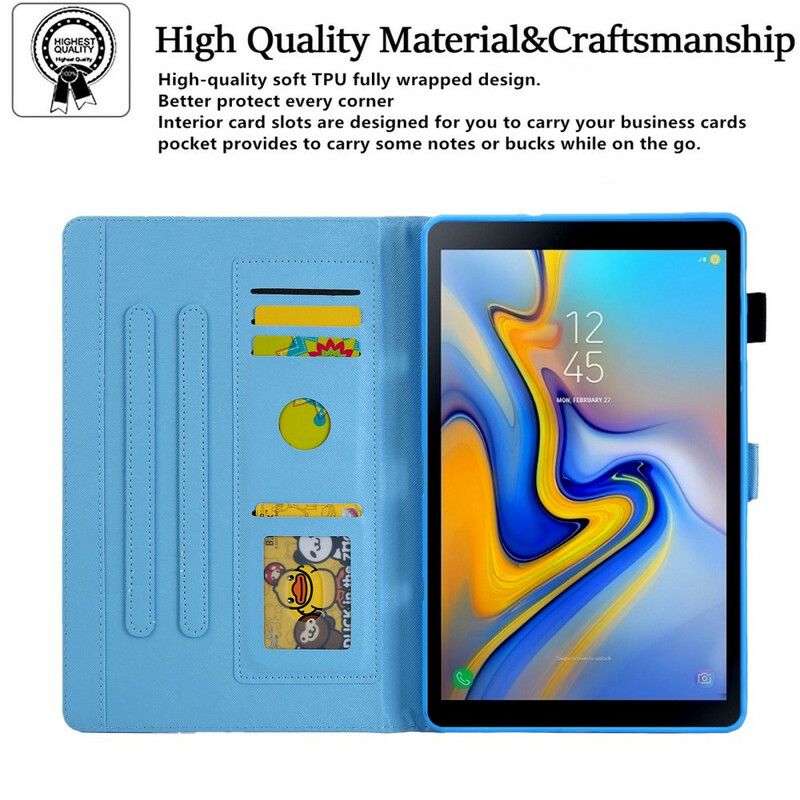 Etui Folio Do Samsung Galaxy Tab A7 Lite Marmurowy Wpływ