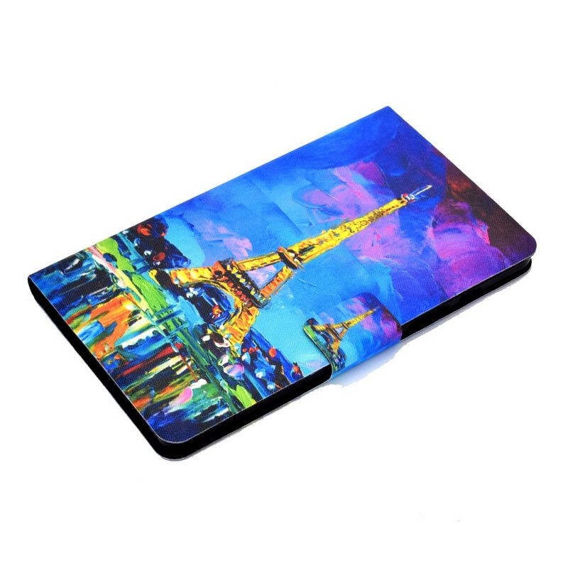 Etui Folio Do Samsung Galaxy Tab A7 Lite Wieża Eiffla