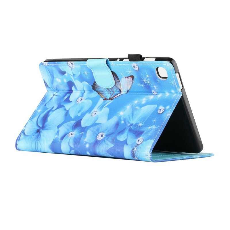 Etui Folio Samsung Galaxy Tab A7 Lite Kwiatowy Etui Ochronne