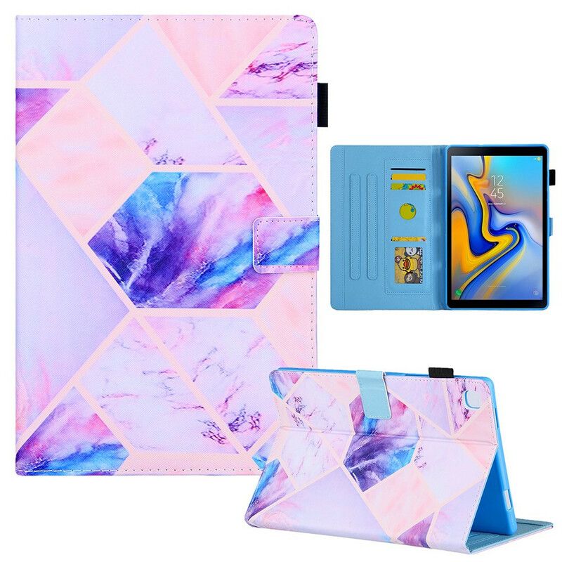 Etui Folio Samsung Galaxy Tab A7 Lite Marmurowa Geometria Projektu Etui Ochronne